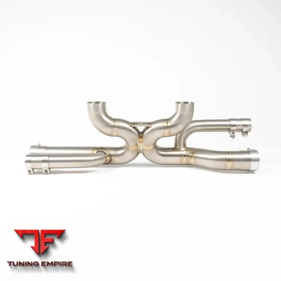 JCR PORSCHE TITANIUM CENTRE (NON VALVED) EXHAUST SYSTEM