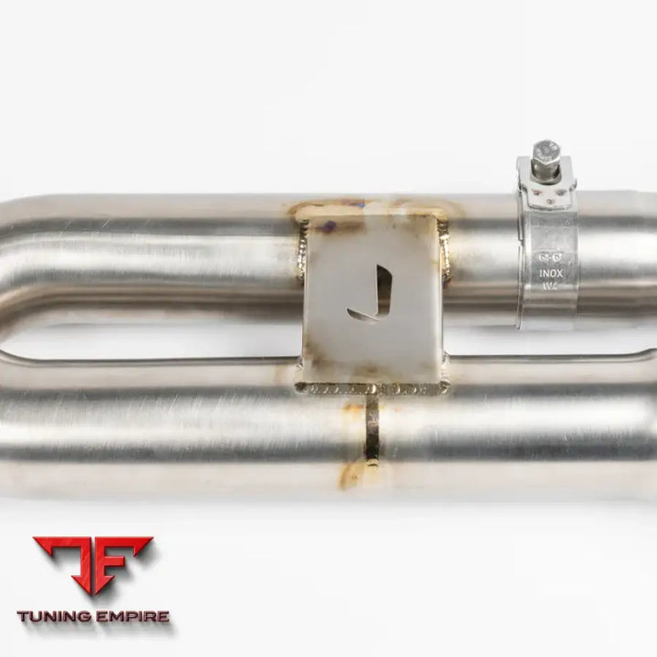 JCR PORSCHE TITANIUM CENTRE (NON SILENCED) (TURBO S EXCLUSIVE) EXHAUST SYSTEM
