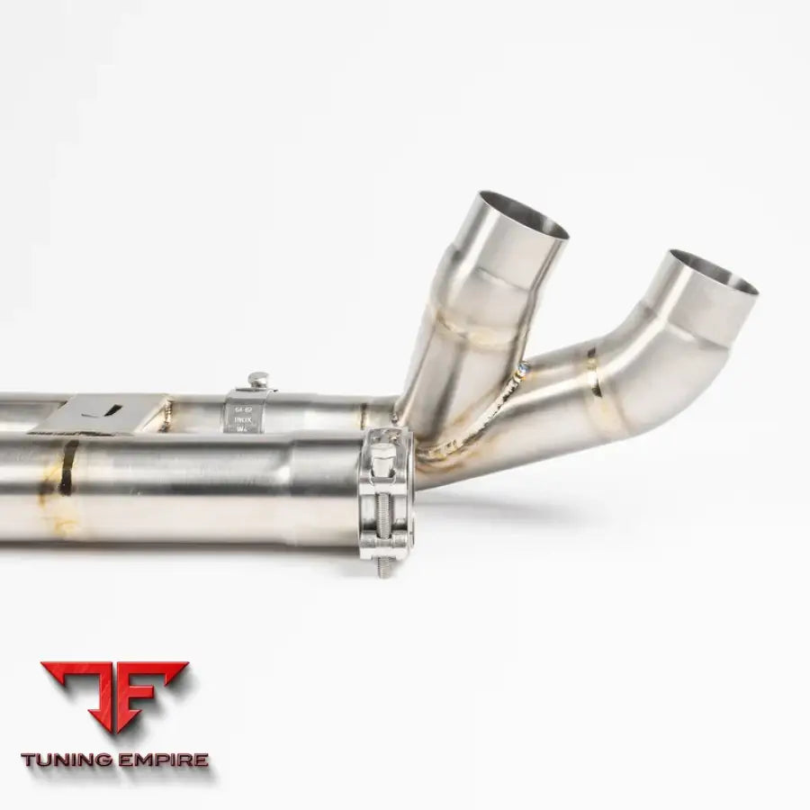 JCR PORSCHE TITANIUM CENTRE (NON SILENCED) (TURBO S EXCLUSIVE) EXHAUST SYSTEM