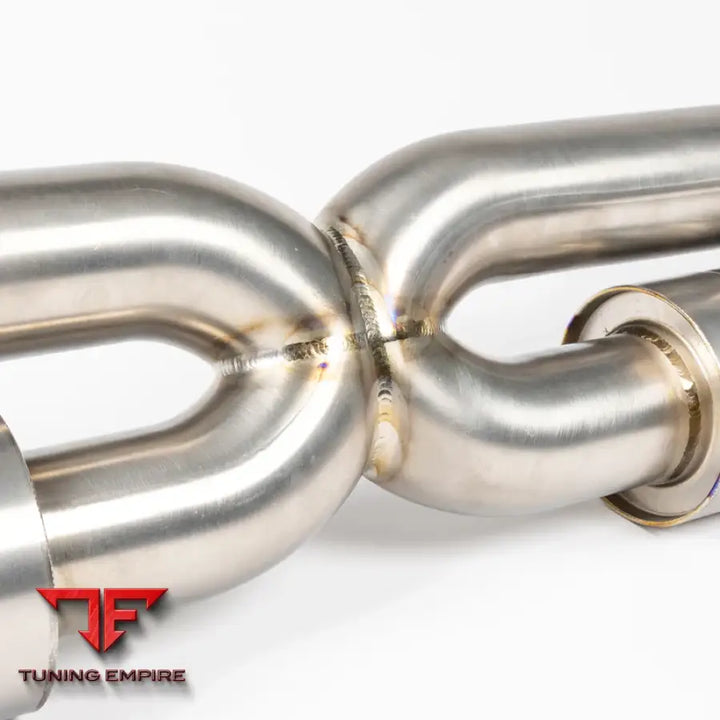 JCR PORSCHE TITANIUM CENTRE (SILENCED) (TURBO S EXCLUSIVE) EXHAUST SYSTEM