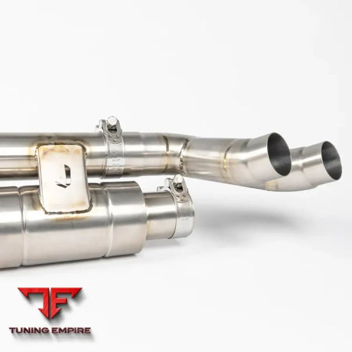 JCR PORSCHE TITANIUM CENTRE (SILENCED) (TURBO S EXCLUSIVE) EXHAUST SYSTEM