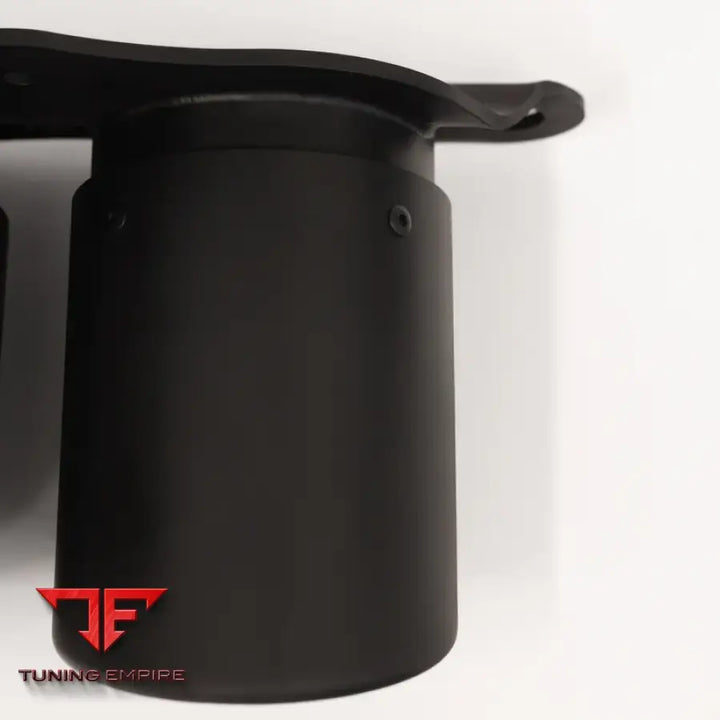 JCR PORSCHE OEM REPLACEMENT INCO/TI TIPS (ROLLED - BLACK COATED)