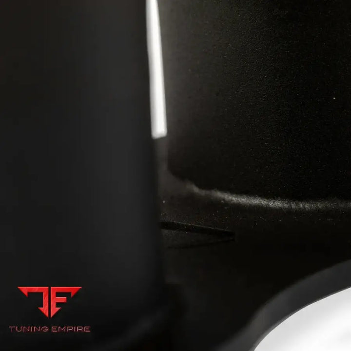 JCR PORSCHE TITANIUM EXHAUST TIPS (MEGAPHONE - BLACK COATED) EXHAUST SYSTEM