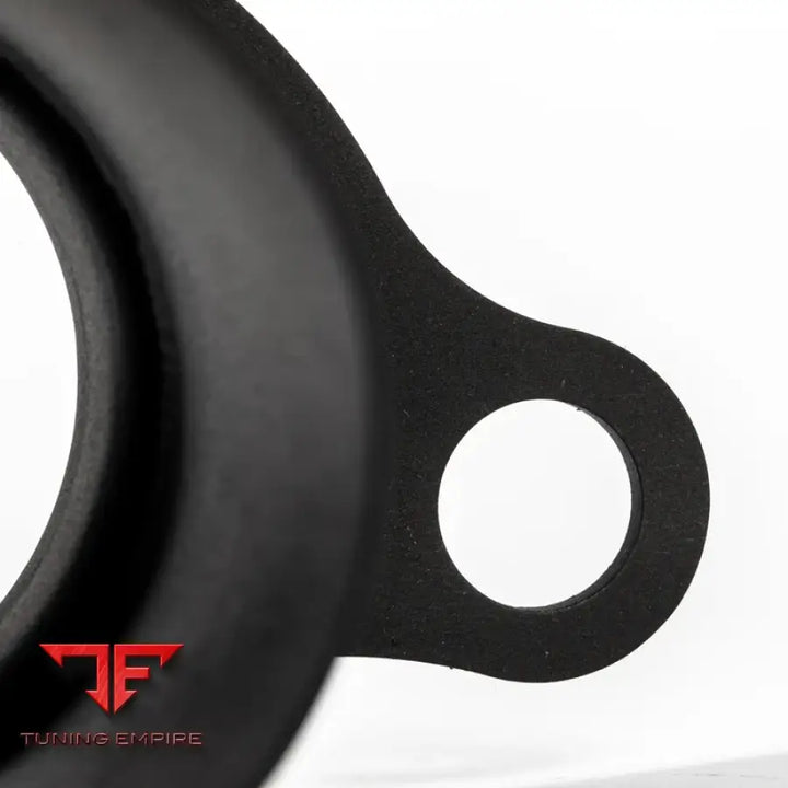 JCR PORSCHE TITANIUM EXHAUST TIPS (STRAIGHT - BLACK COATED)