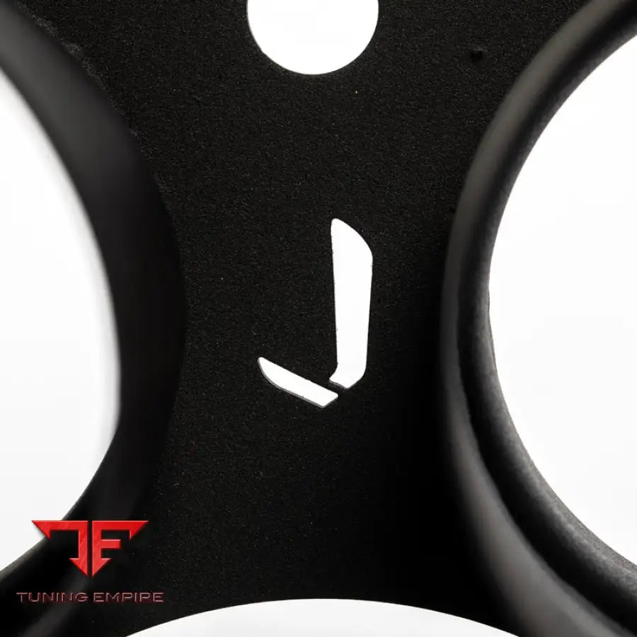 JCR PORSCHE TITANIUM EXHAUST TIPS (STRAIGHT - BLACK COATED)