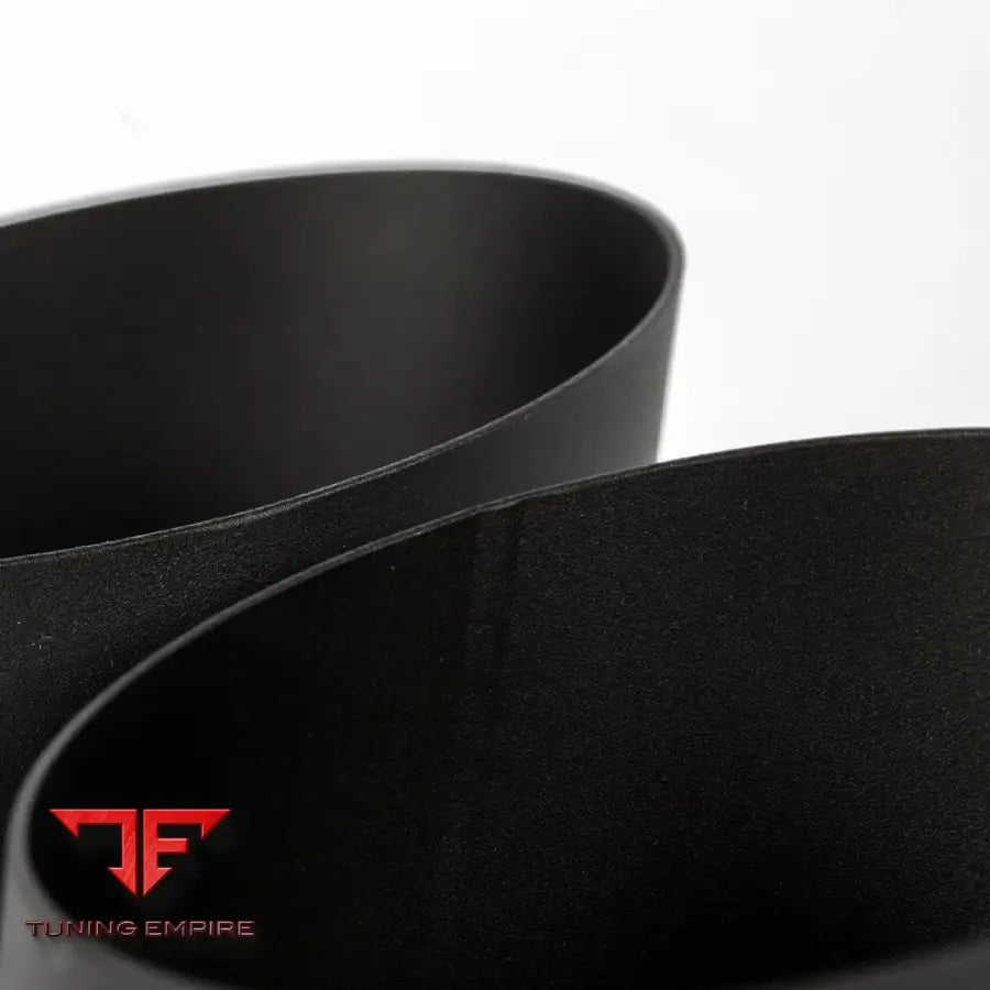 JCR PORSCHE OEM REPLACEMENT TITANIUM TIPS (STRAIGHT - BLACK COATED)