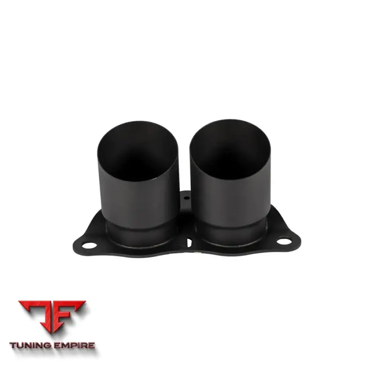 JCR PORSCHE OEM REPLACEMENT TITANIUM TIPS (STRAIGHT - BLACK COATED)
