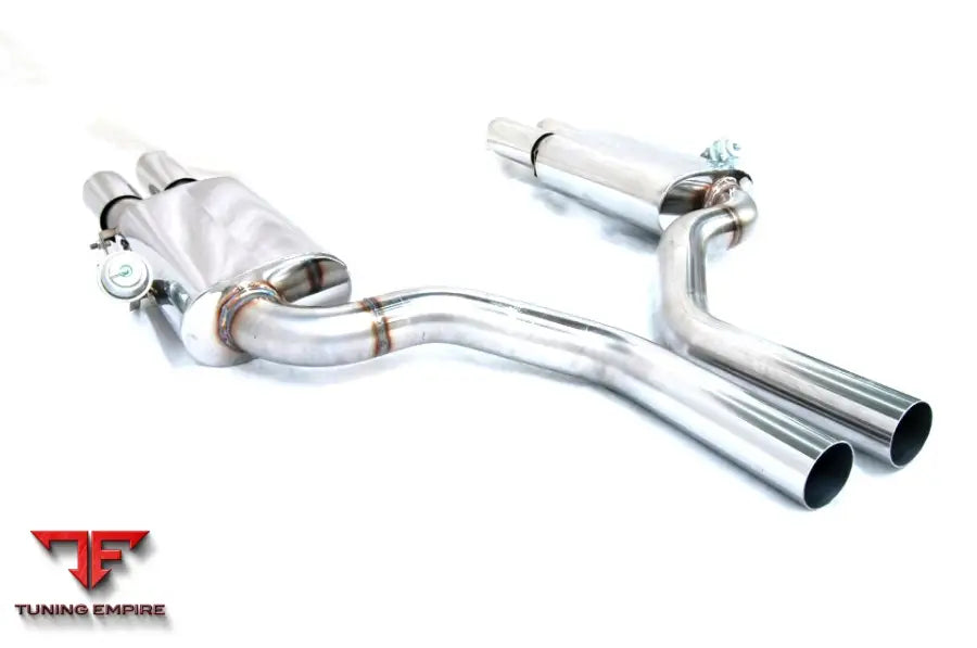 KREISSIEG BENTLEY CONTINENTAL GT STAINLESS FLOATING CURL TAIL ＆ SAND BLAST “KSG” LOGO MARK WITH FIRST CAT-BACK F1 SOUND