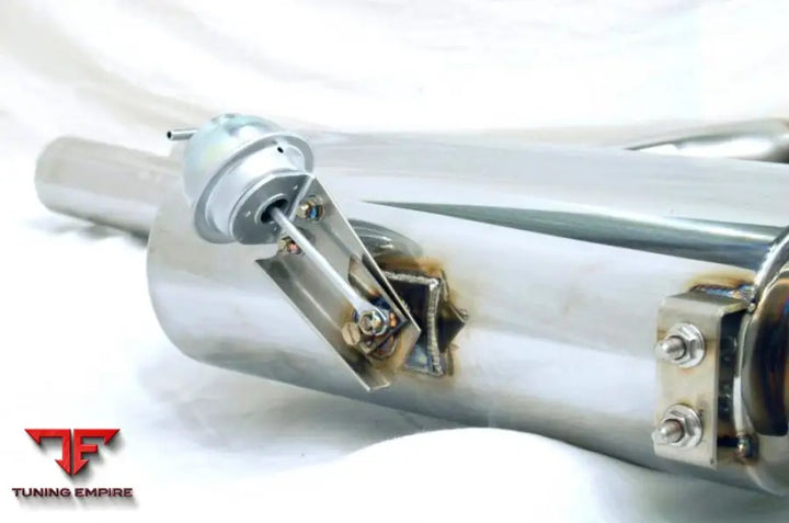 KREISSIEG BENTLEY FLYING SPUR STEINLESS FLOATING CURL TAIL ＆SAND BLAST “KSG” LOGO MARK WITH FIRST CAT-BACK F1 SOUND