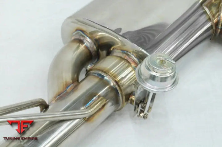 KREISSIEG Porsche 955 Cayenne Stainless Billet floating curl tail & sand blast “Ksg” logo mark with Cat-back F1 Sound