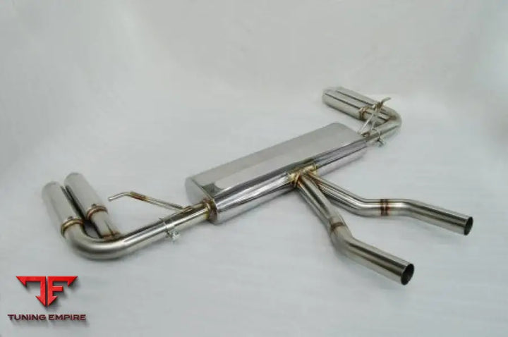 KREISSIEG PORSCHE 955 CAYENNE TITANIUM FLOATING CURL TAIL ＆SAND BLAST “KSG” LOGO MARK WITH F1 SOUND EXHAUST SYSTEM WONDER WOLF