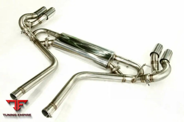 KREISSIEG PORSCHE 957 CAYENNE TITANIUM FLOATING CURL TAIL &amp; SAND BLAST “KSG” LOGO MARK WITH F1 SOUND EXHAUST SYSTEM WONDER WOLF
