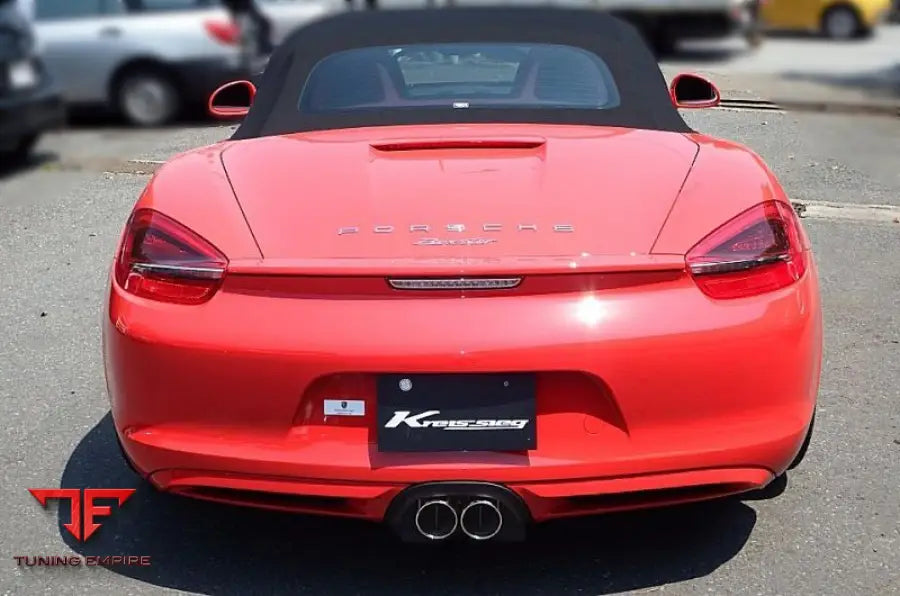KREISSIEG PORSCHE 981 BOXTER & CAYMAN FIRST CAT-BACK F1 SOUND VALVETRONIC EXHAUST SYSTEM