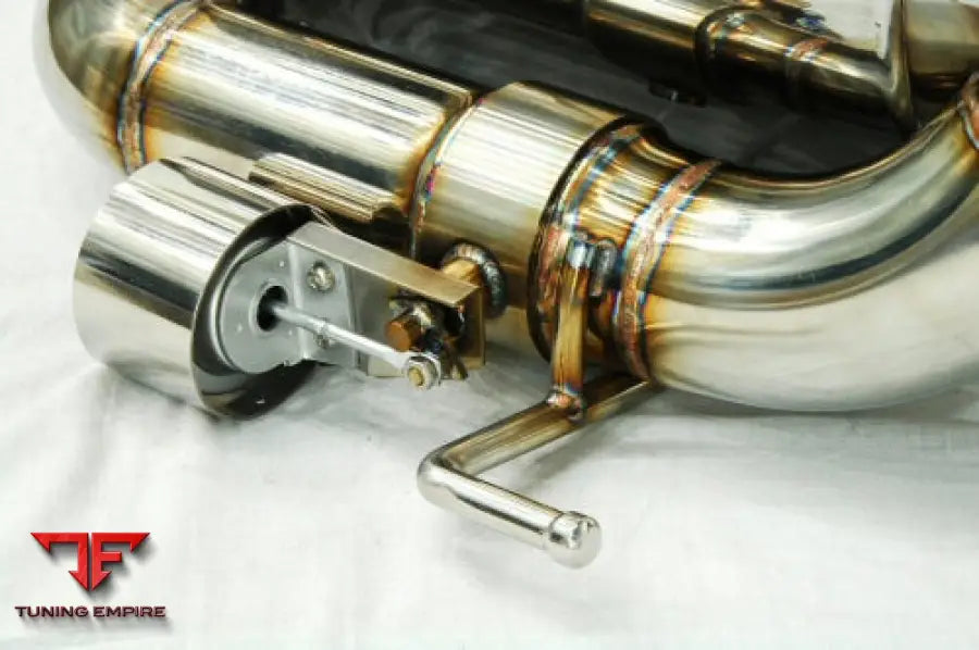 KREISSIEG TITANIUM FLOATING CURL TAIL ＆ SAND BLAST “KSG” LOGO MARK WITH CAT-BACK F1 SOUND VALVETRONIC EXHAUST SYSTEM