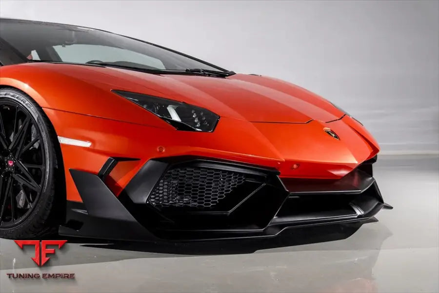 LAMBORGHINI AVENTADOR ORANGE BODY KIT WITH WHEEL