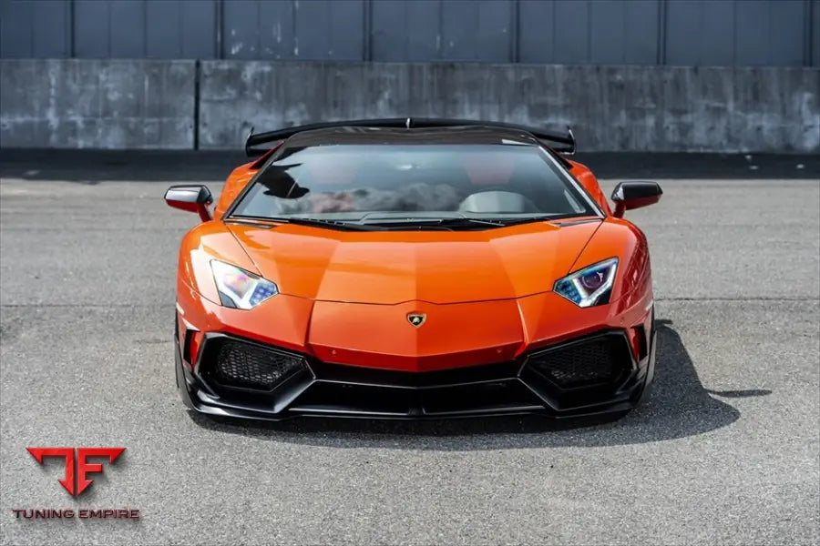 LAMBORGHINI AVENTADOR ORANGE BODY KIT WITH WHEEL