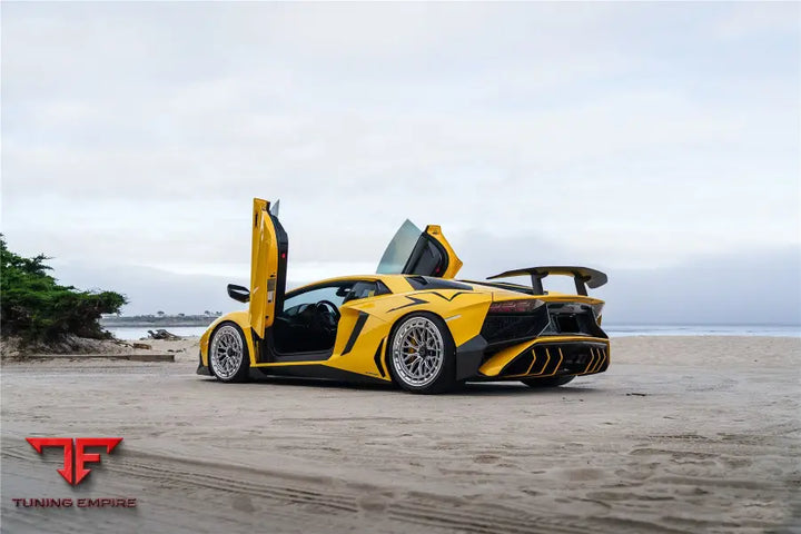 Lamborghini Aventador Lp700 $ Lp740 Coupe & Roadster Sv Style Rear Bumper Bsd