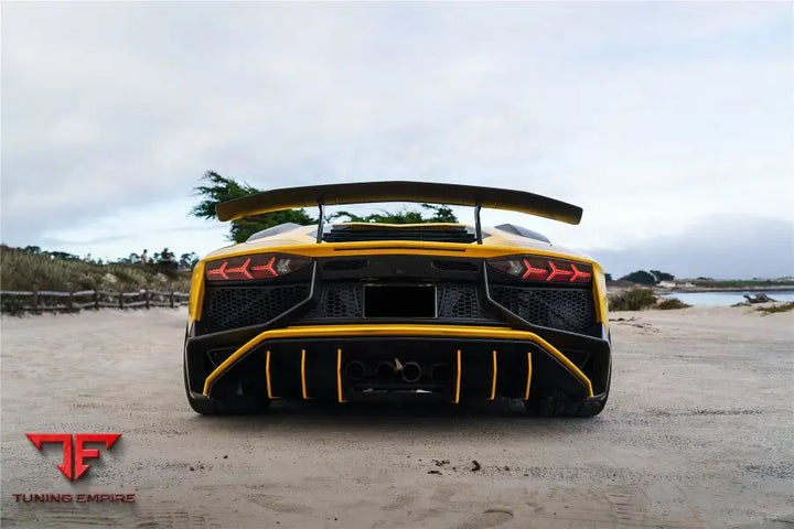 Lamborghini Aventador Lp700 Lp740 Coupe & Roadster Sv Style Rear Bumper Bsd
