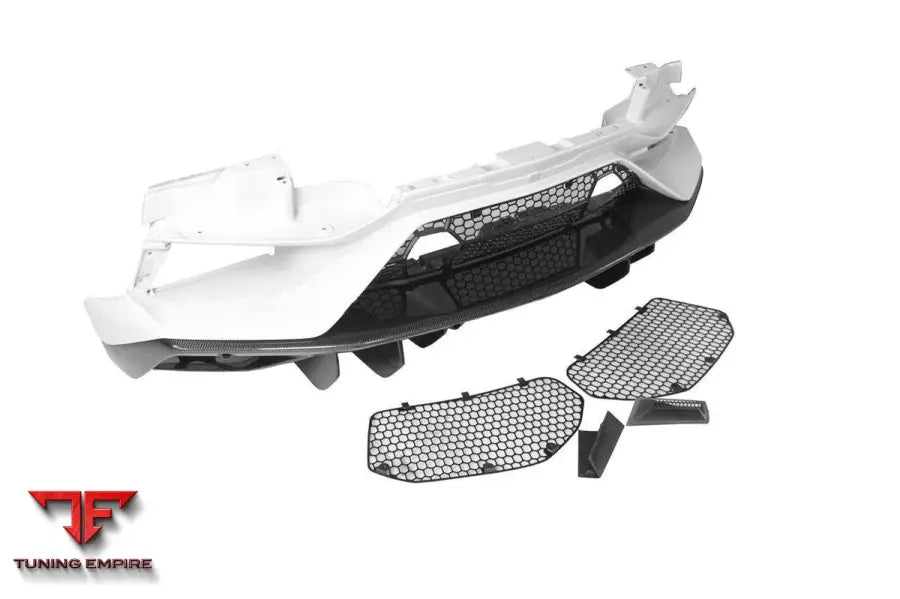 LAMBORGHINI AVENTADOR LP700/LP740/LP750 COUPE ROADSTER SVJ STYLE PART DRY CARBON FIBER REAR BUMPER BSD