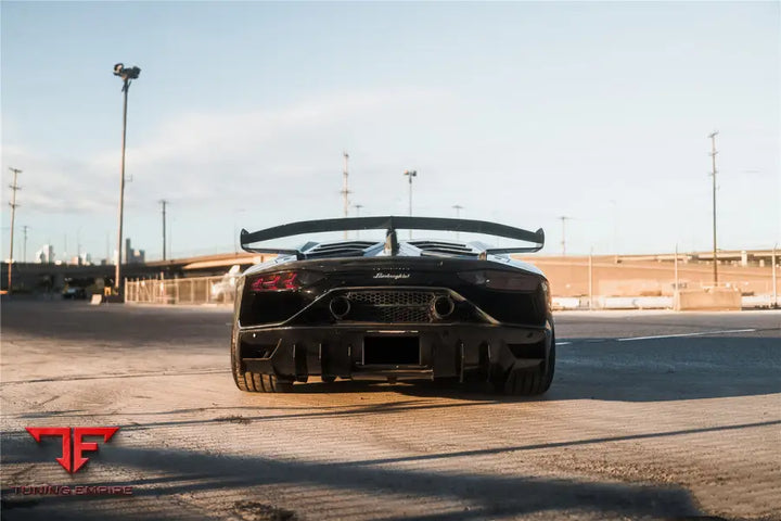 LAMBORGHINI AVENTADOR LP700/LP740/LP750 COUPE ROADSTER SVJ STYLE PART DRY CARBON FIBER REAR BUMPER BSD