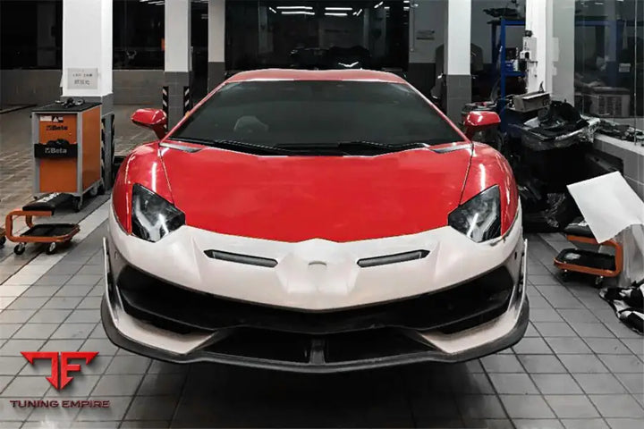 Lamborghini Aventador Lp700 @ Lp740 Lp750 Svj Coupe & Roadster Style Part Dry Carbon Fiber Front