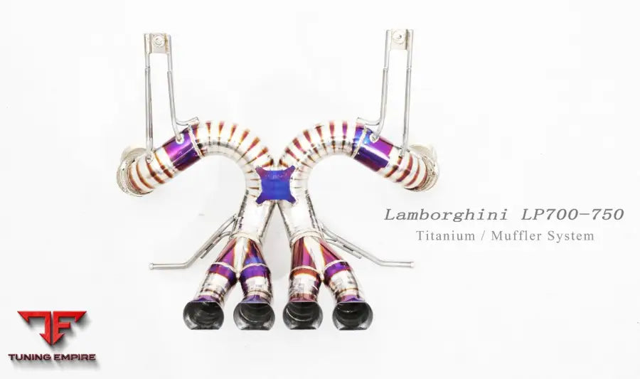 Lamborghini Aventador Lp750-4 Titanium Exhaust System