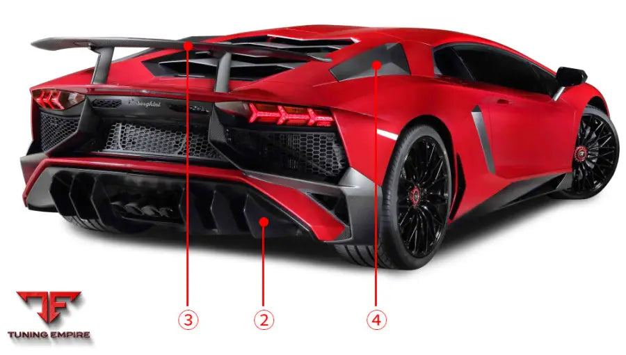 LAMBORGHINI AVENTADOR LP750 BODY KIT 2013-2015Y