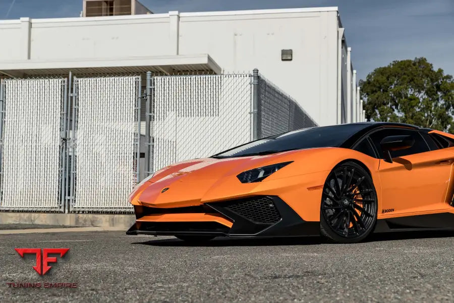 LAMBORGHINI AVENTADOR SV FORGED WHEELS AND EXHAUST SYSTEM