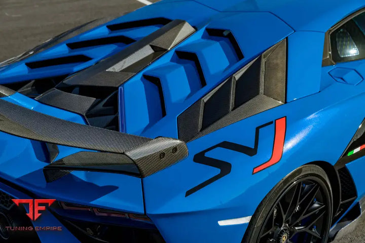 LAMBORGHINI AVENTADOR SVJ FORGED WHEELS AND EXHAUST SYSTEM