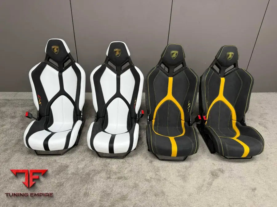 LAMBORGHINI AVENTADOR SVJ STYLE CUSTOM SEATS & FLOOR MATS