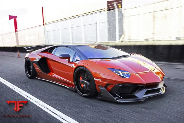 LAMBORGHINI AVENTADOR WIDE BODY KIT WITH WHEEL