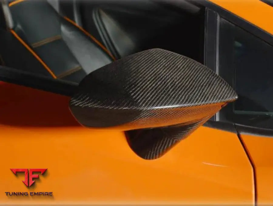 LAMBORGHINI GALLARDO CARBON FIBER MIRROR COVERS PAIR 2009-2014Y