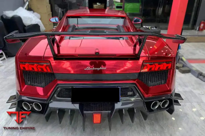 LAMBORGHINI GALLARDO DC-II STYLE CARBON FIBER TRUNK SPOILER WING BSD