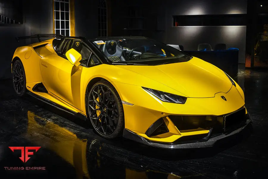 LAMBORGHINI HURACAN EVO 4WD OD STYLE DRY CARBON FRONT LIP BSD