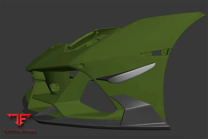 LAMBORGHINI HURACAN EVO 4WD ONLY BKSS STYLE CARBON FRONT BUMPER CANARDS BSD