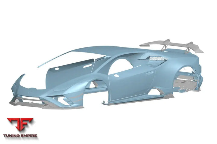 LAMBORGHINI HURACAN EVO AD STYLE DRY CARBON SIDE SKIRTS VENT TRIMS BSD