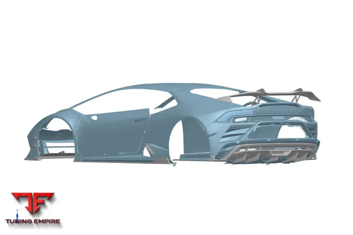 LAMBORGHINI HURACAN EVO ADV1 STYLE DRY CARBON SIDE SKIRTS BSD