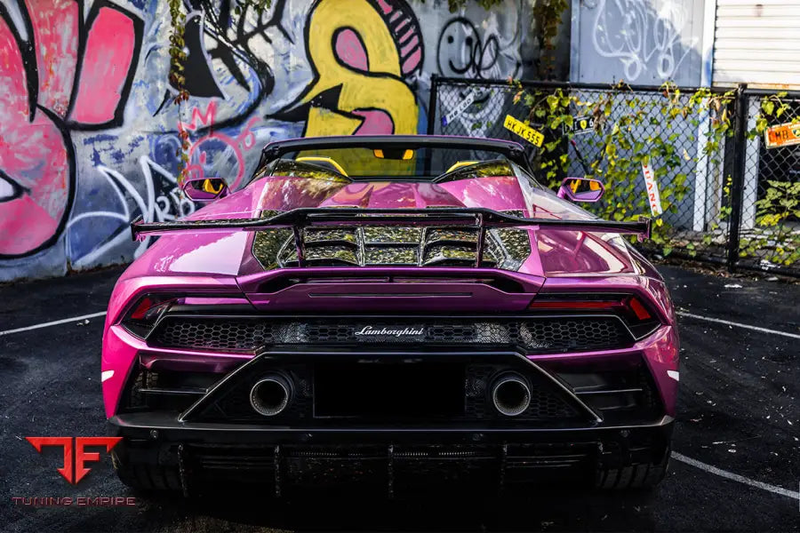LAMBORGHINI HURACAN EVO OD STYLE DRY CARBON TRUNK SPOILER WING BSD