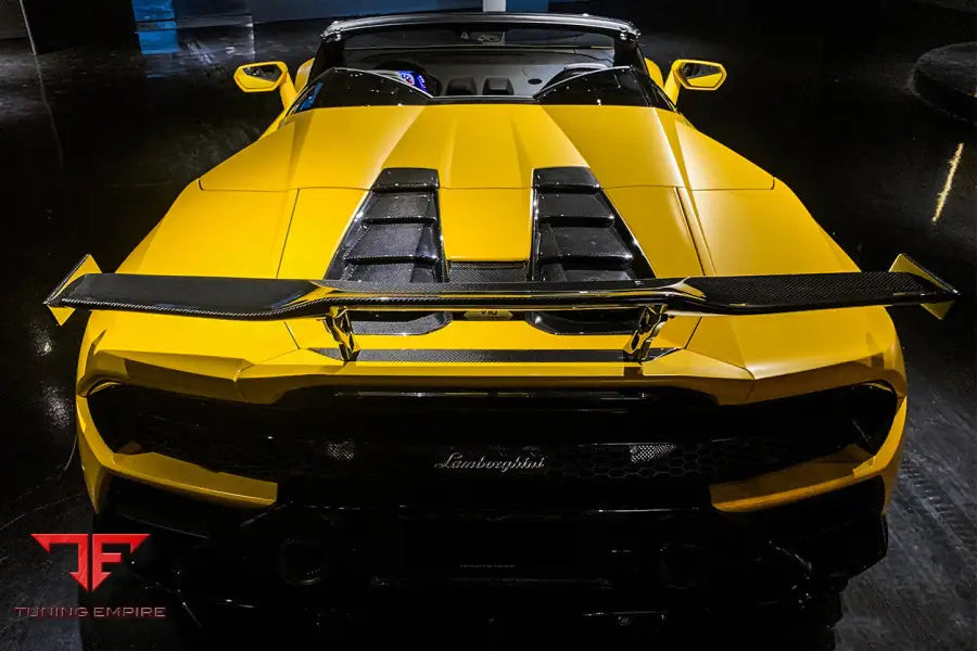 LAMBORGHINI HURACAN EVO OD STYLE DRY CARBON TRUNK SPOILER WING BSD