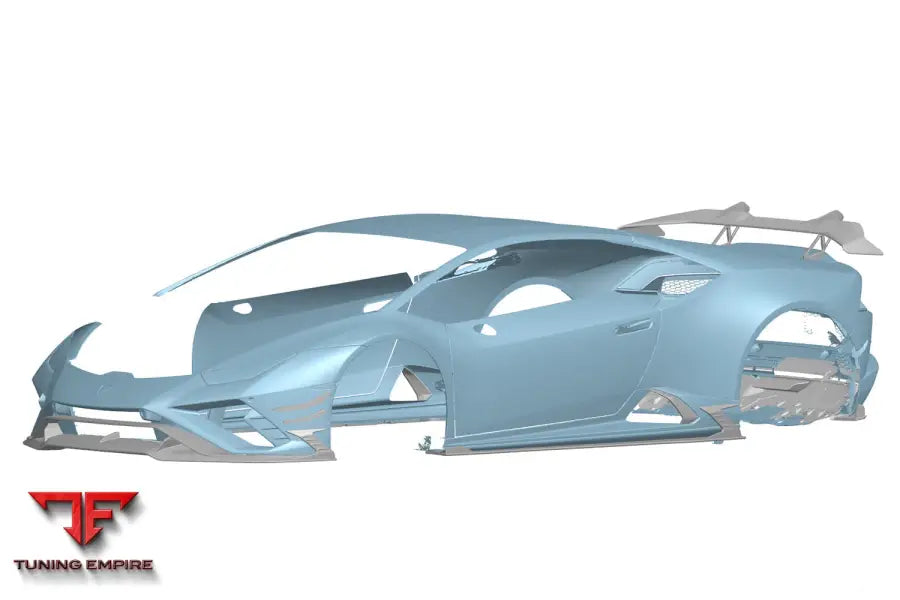 LAMBORGHINI HURACAN EVO RWD ADV2 STYLE DRY CARBON FRONT LIP BSD