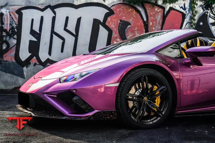 LAMBORGHINI HURACAN EVO RWD OD STYLE CARBON FIBER FRONT LIP BSD