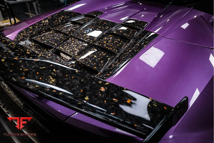 LAMBORGHINI HURACAN EVO SPYDER OD STYLE DRY CARBON ENGINE TRUNK HOOD BSD