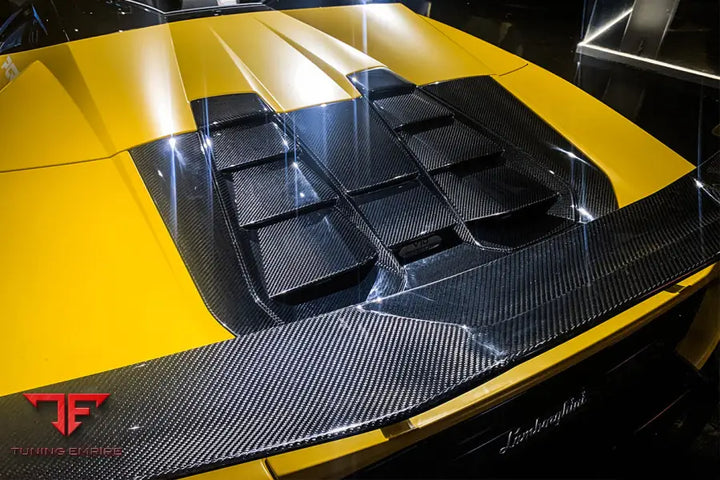 LAMBORGHINI HURACAN EVO SPYDER OD STYLE DRY CARBON ENGINE TRUNK HOOD BSD