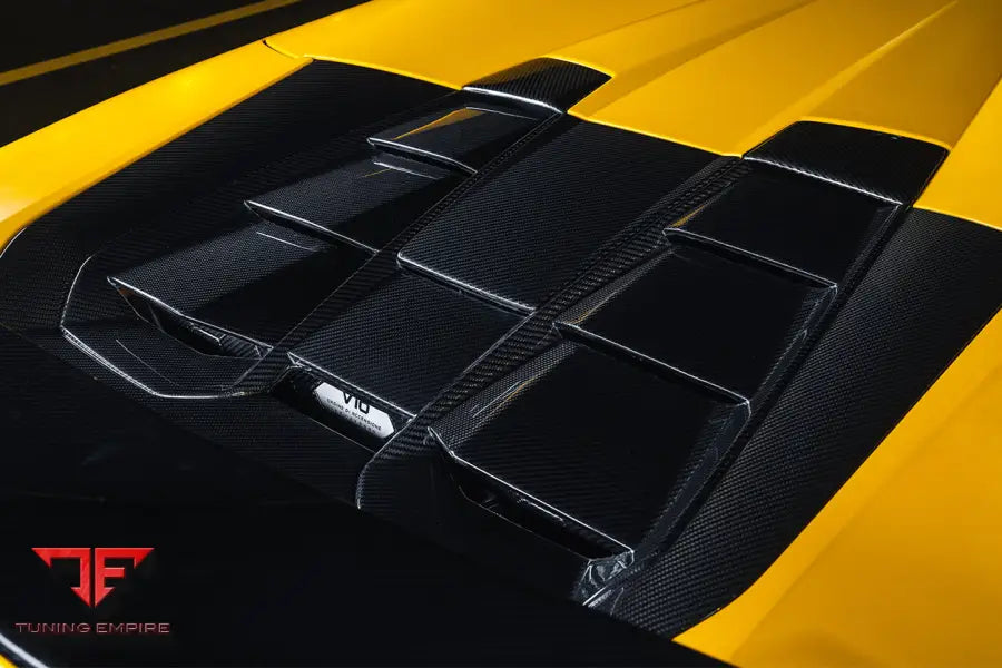 LAMBORGHINI HURACAN EVO SPYDER OD STYLE DRY CARBON ENGINE TRUNK HOOD BSD