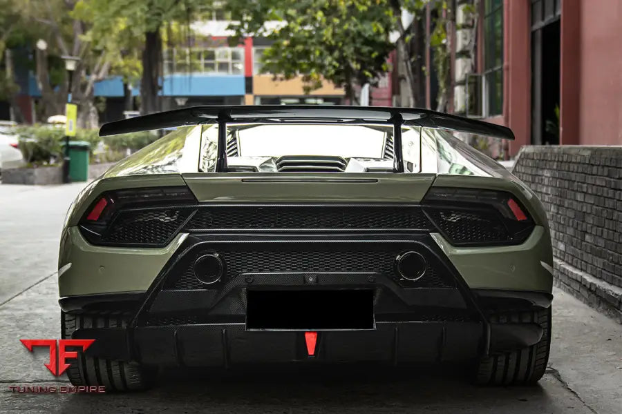 LAMBORGHINI HURACAN LP580 OE STYLE CARBON REAR BUMPER GRILLE BSD