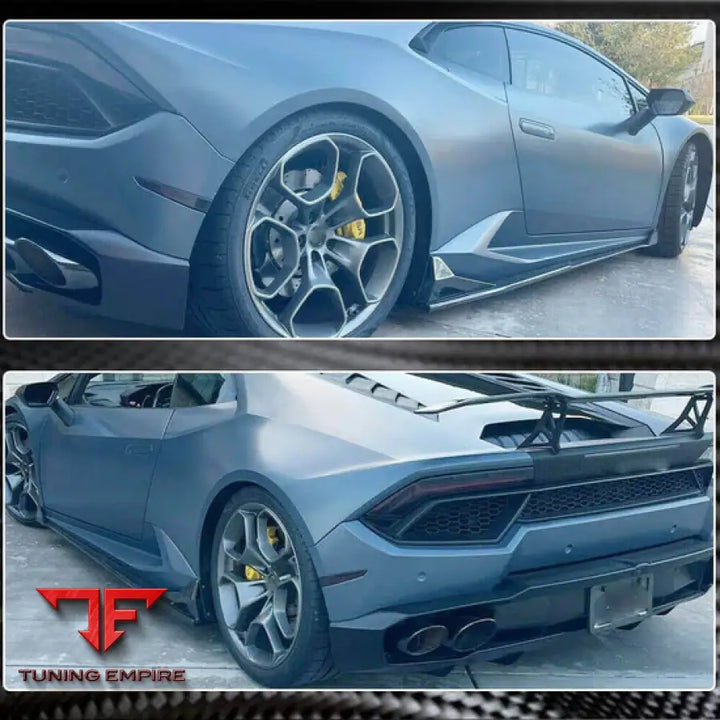 LAMBORGHINI HURACAN LP610-4 LP580-2 CARBON FIBER SIDE SKIRTS 2014-2018Y