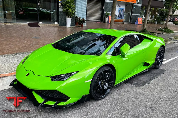 LAMBORGHINI HURACAN LP610 AO STYLE CARBON FIBER FRONT LIP BSD