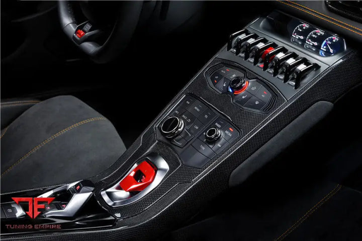 LAMBORGHINI HURACAN LP610 & LP580 & EVO AUTOCLAVE CARBON FIBER CENTER CONSOLE BORDER TRIM BSD