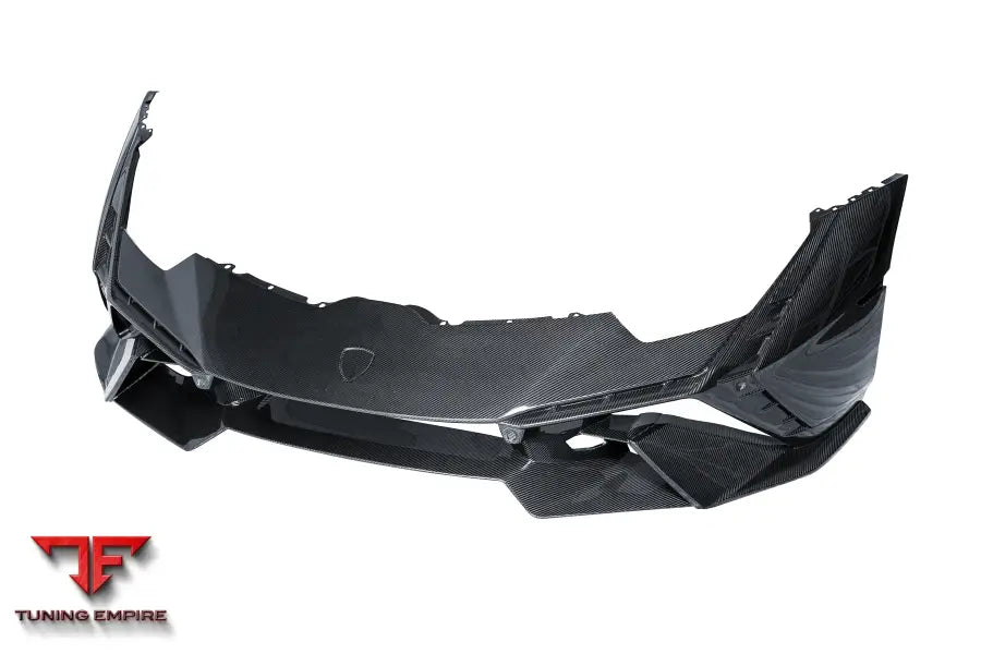 LAMBORGHINI HURACAN LP610 & LP580 & EVO CONVERT TECNICA STYLE DRY CARBON FIBER FRONT BUMPER BSD