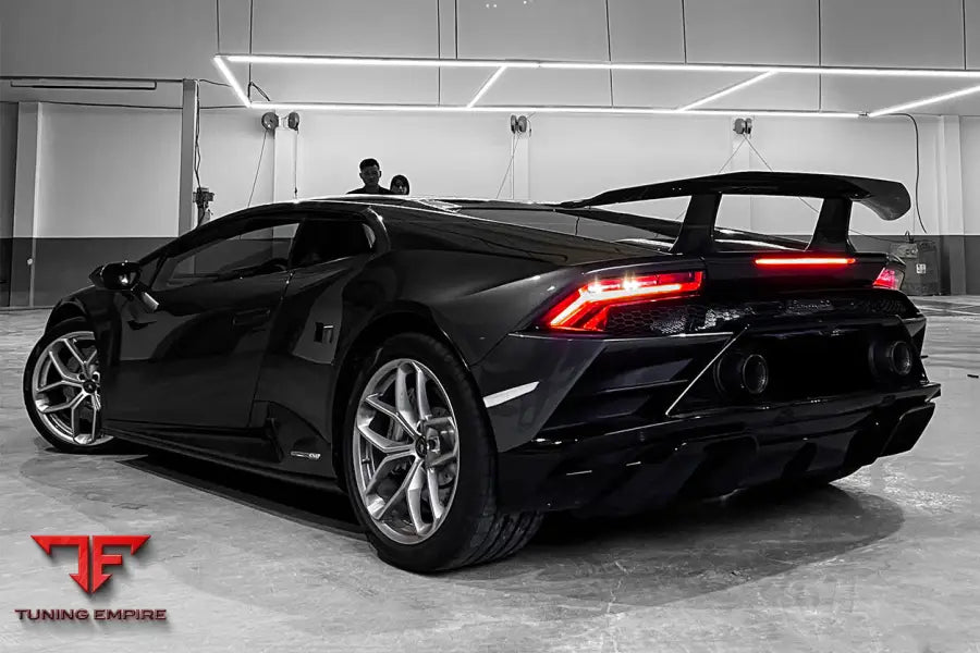 LAMBORGHINI HURACAN LP610 & LP580 & EVO COUPE PERFORMANTE STYLE CARBON FIBER SPOILER WING AND ENGINE HOOD BSD